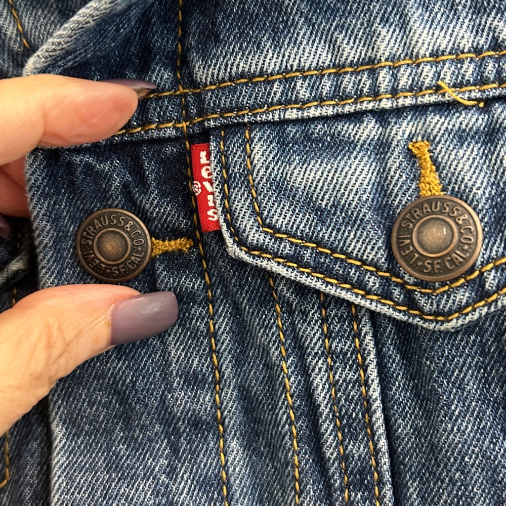 Levi's® Little Boys Denim Trucker Jacket |Size 5 - Picture 7 of 14